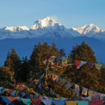 View of world's 7th highest Mt. Dhaulagiri as seen from Poon Hill (3,210M) - Ghorepani Poon Hill Trek [Naike Nepal Trek]